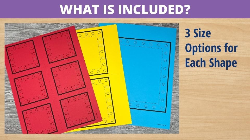 Shape Cutting, Hole Punching, and Tracing Activity