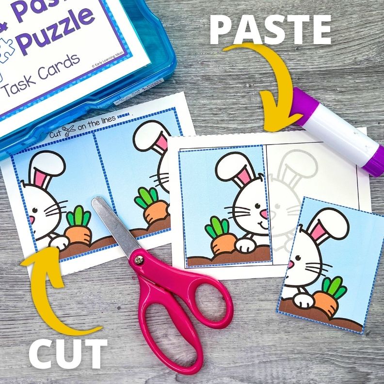 Easter Cut and Paste Puzzles