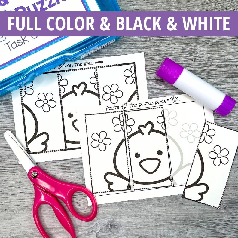Easter Cut and Paste Puzzles