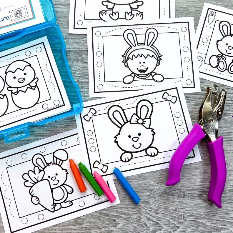 Hole Punch Task Cards - BUNDLE