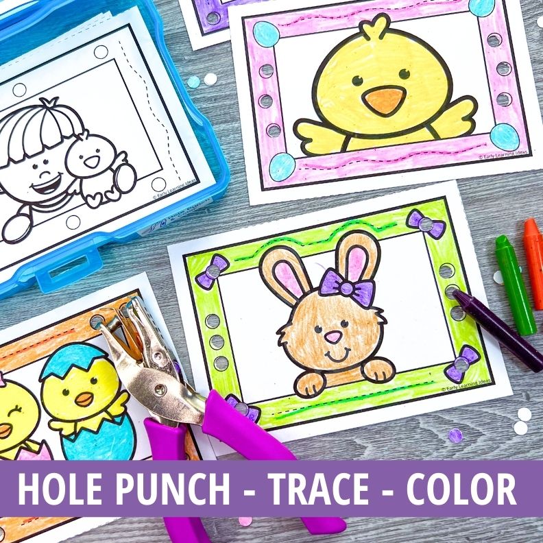 Easter Hole Punch Task Cards