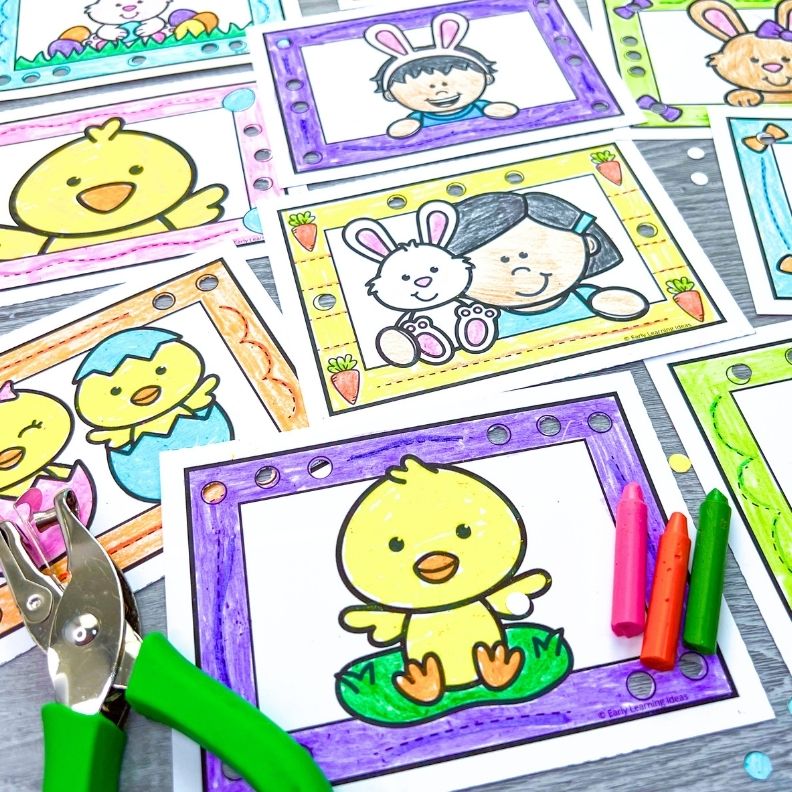 Easter Hole Punch Task Cards