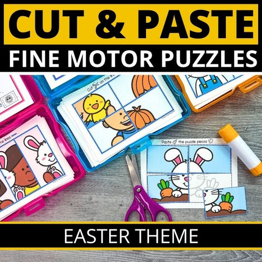 Easter Cut and Paste Puzzles
