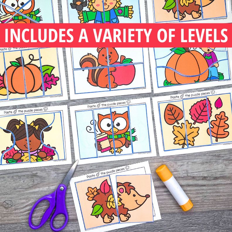 Cut and Paste Puzzles Bundle