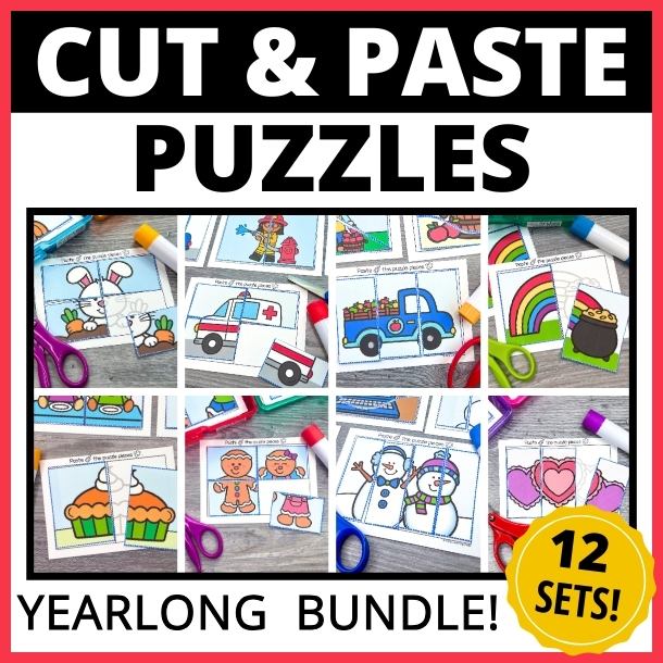 Cut and Paste Puzzles Bundle