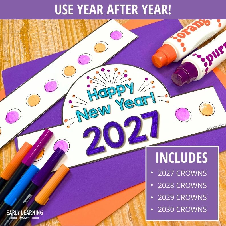 Happy New Year Headband Crown