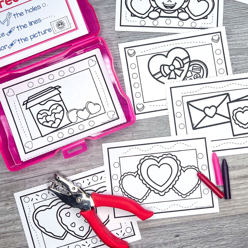 Hole Punch Task Cards - BUNDLE