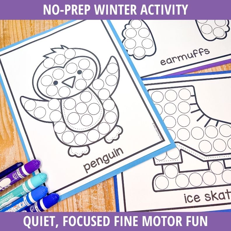 Winter Dot Marker Activities