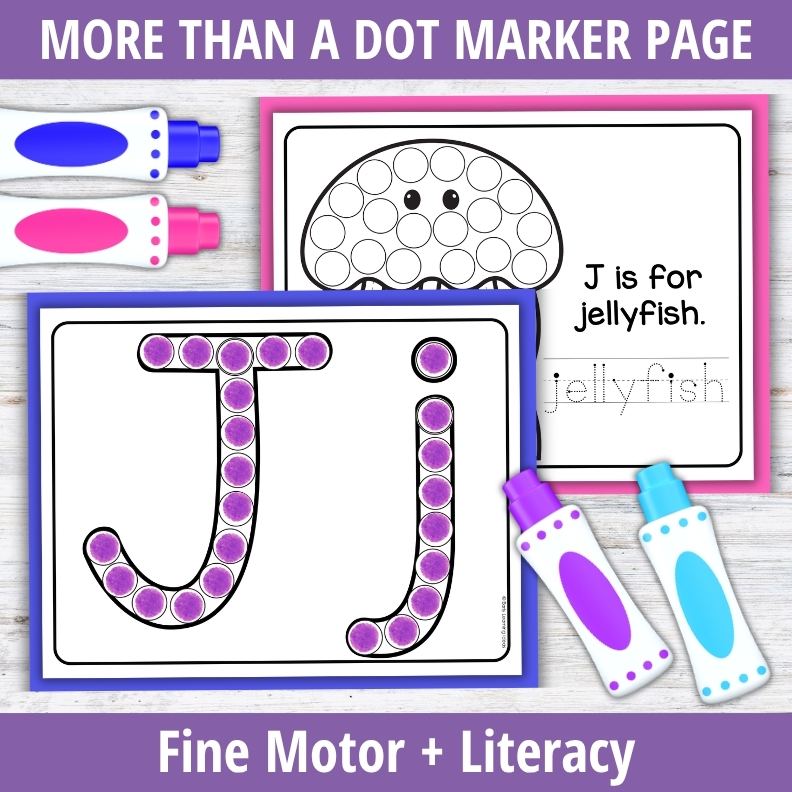 Alphabet Dot Marker Activity Coloring Sheets