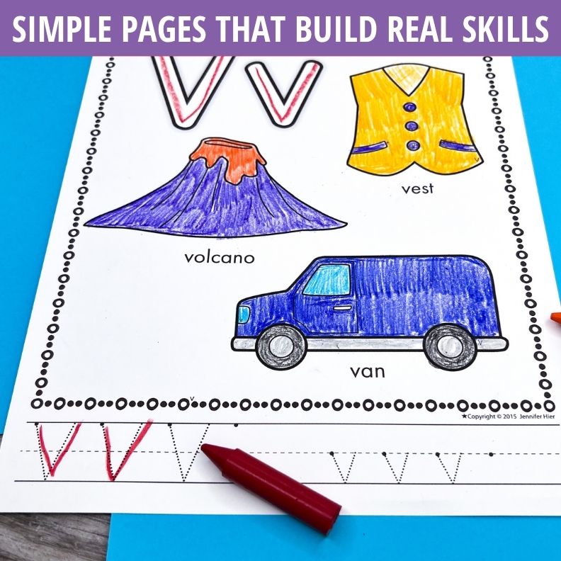 Alphabet Worksheets – Letter Tracing and Writing Practice