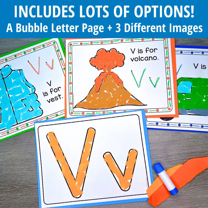 Letter V Craft Activities