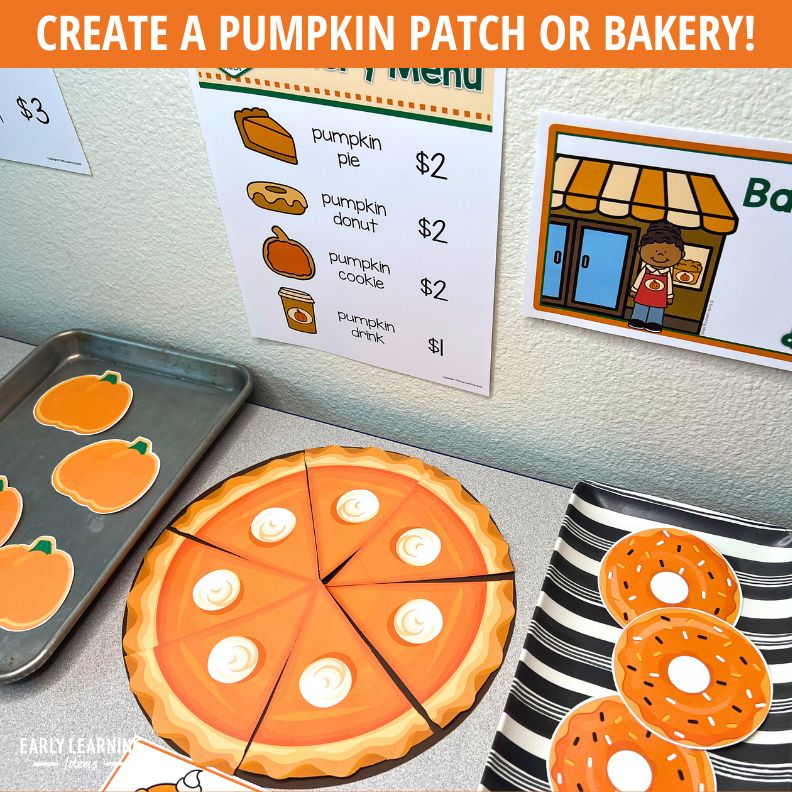 Pumpkin Patch and Bakery Dramatic Play
