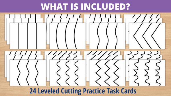 Cutting Practice Task Cards