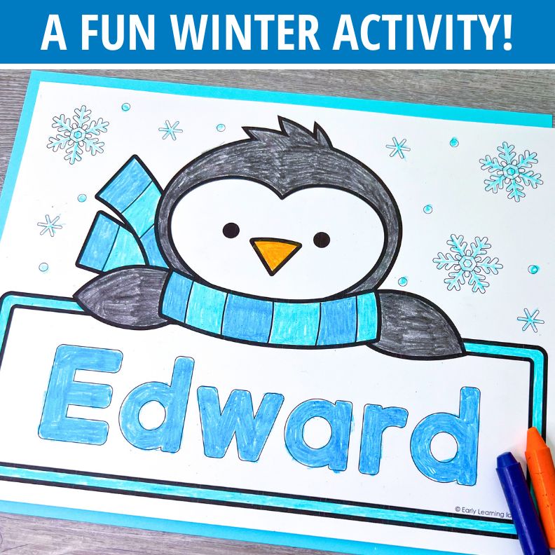 Name Art - Winter