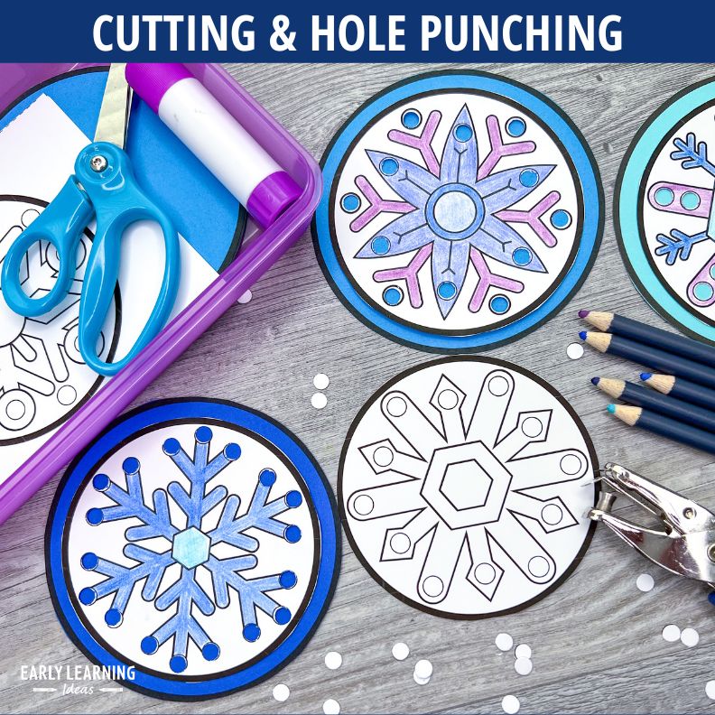 Hole Punch Activity - Snowflake