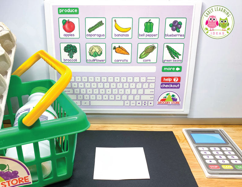 Grocery Store Dramatic Play Printables