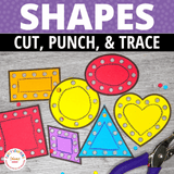 Shape Cutting, Hole Punching, and Tracing Activity