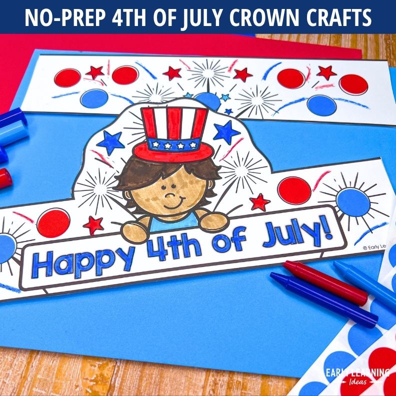 4th of July Headband Crown Craft