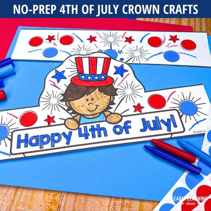 4th of July Headband Crown Craft