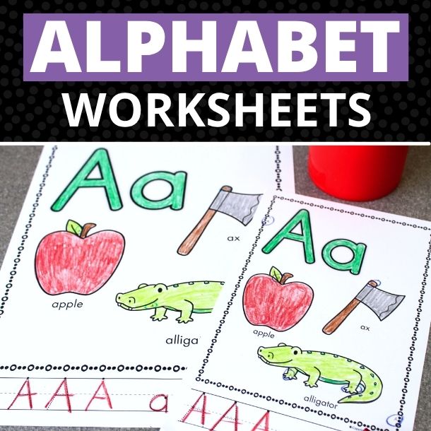 Alphabet Worksheets – Letter Tracing and Writing Practice