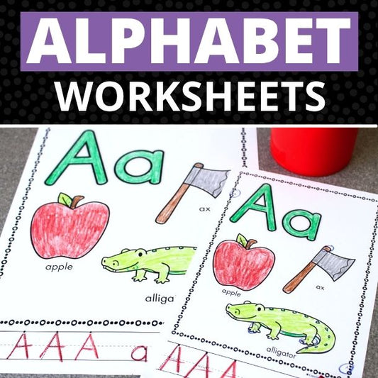Alphabet Worksheets – Letter Tracing and Writing Practice