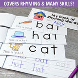 Rhyming Activities - CVC Rhyming Flip Books