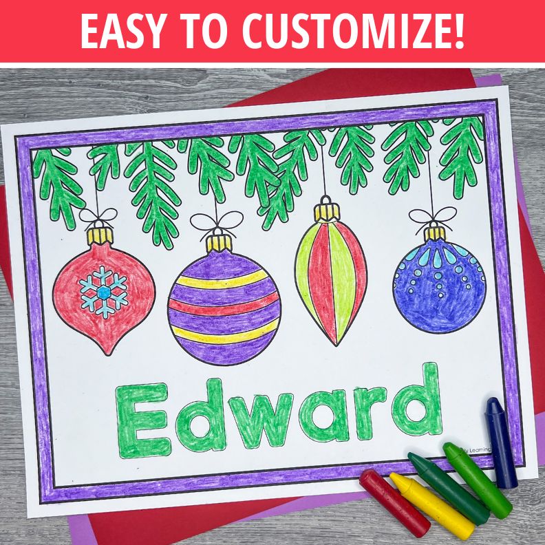 Name Art - Christmas