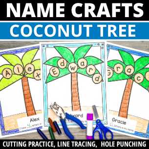 Name Craft - Coconut Tree