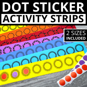 Dot Sticker Activity Strips