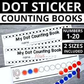 Dot Sticker Number Books