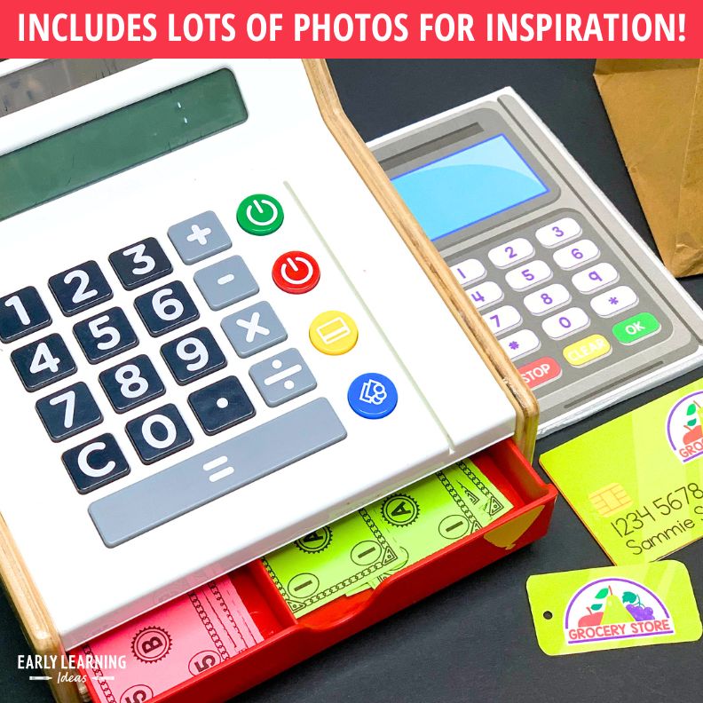 Grocery Store Dramatic Play Printables