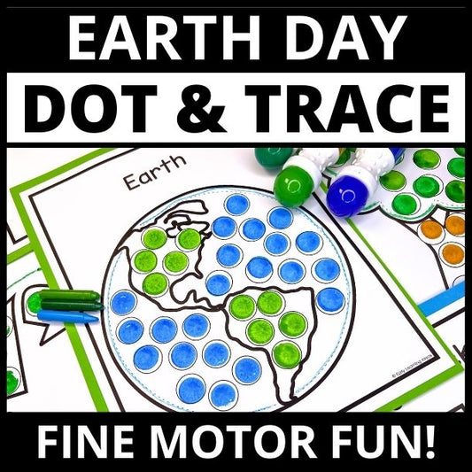 Earth Day Dot Marker Painting