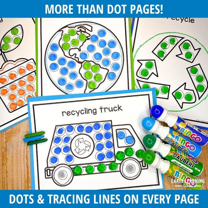 Earth Day Dot Marker Painting