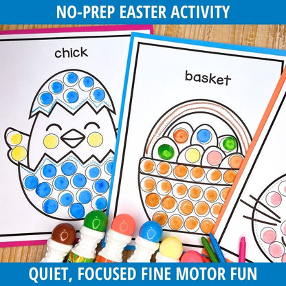 Easter Dot Marker Painting Pages