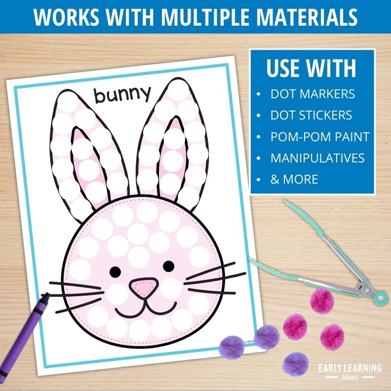 Easter Dot Marker Painting Pages