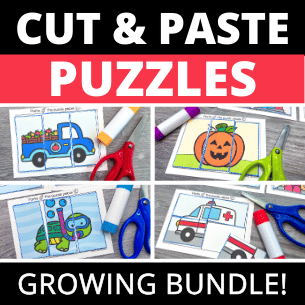 Cut and Paste Puzzles Bundle