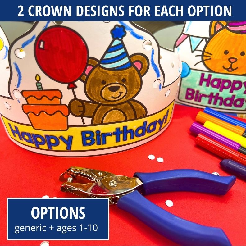 Happy Birthday Headband Crown Craft