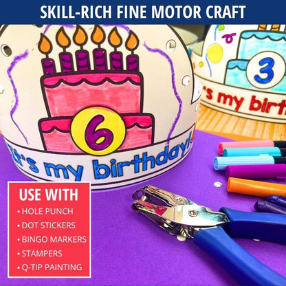 Happy Birthday Headband Crown Craft