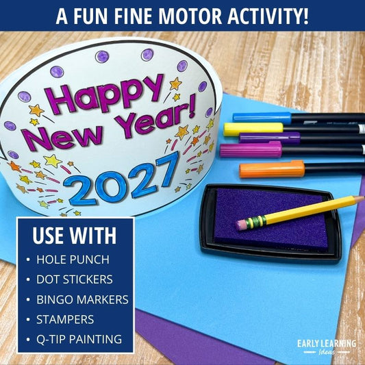 Happy New Year Headband Crown