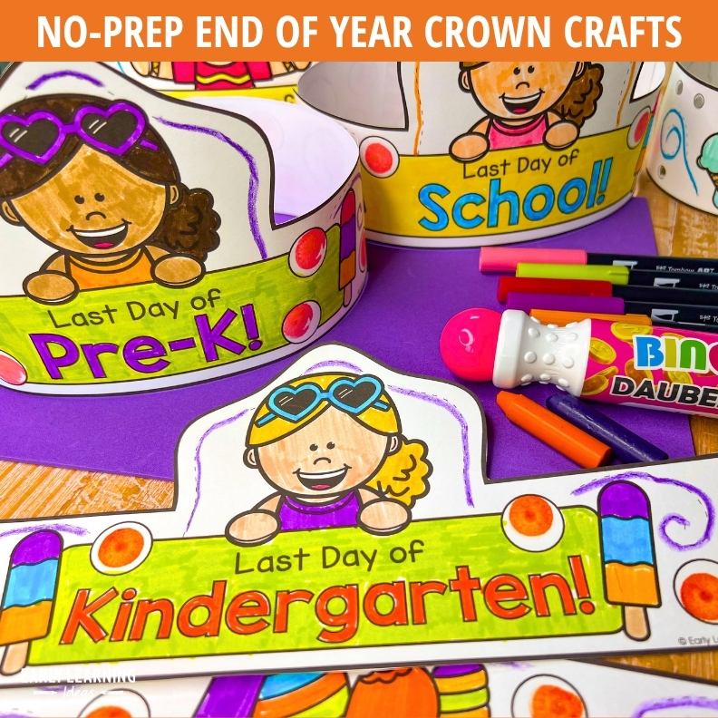 Last Day of School Crown Craft