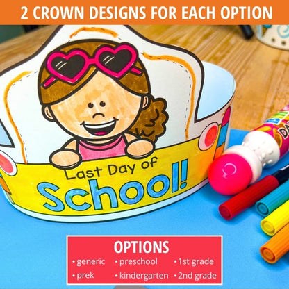 Last Day of School Crown Craft
