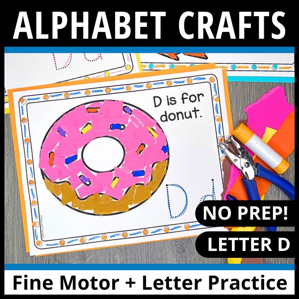 Letter D Craft Activity