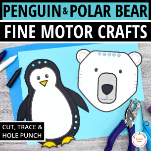 Penguin and Polar Bear Craft