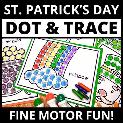 St. Patrick's Day Dot Marker Activity Pages