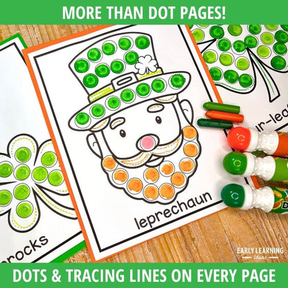 St. Patrick's Day Dot Marker Activity Pages