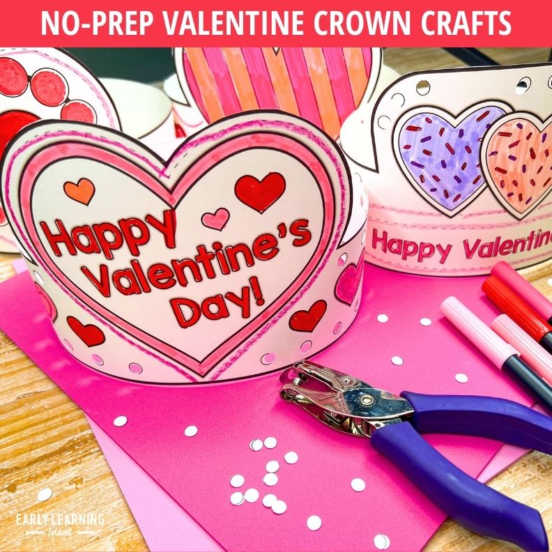 Valentine’s Day Crown & Headband Craft