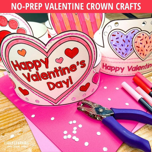 Valentine’s Day Crown & Headband Craft