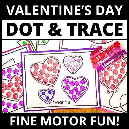 Valentine's Day Dot Marker Activities