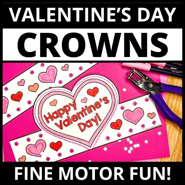 Valentine’s Day Crown & Headband Craft