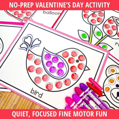Valentine's Day Dot Marker Activities